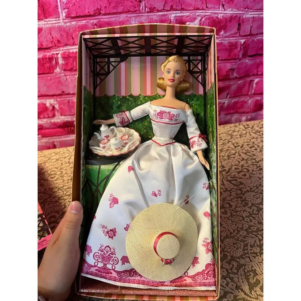 Victorian Tea Barbie Doll Mattel Special Collector Edition 2002‎ WITH Slipcase